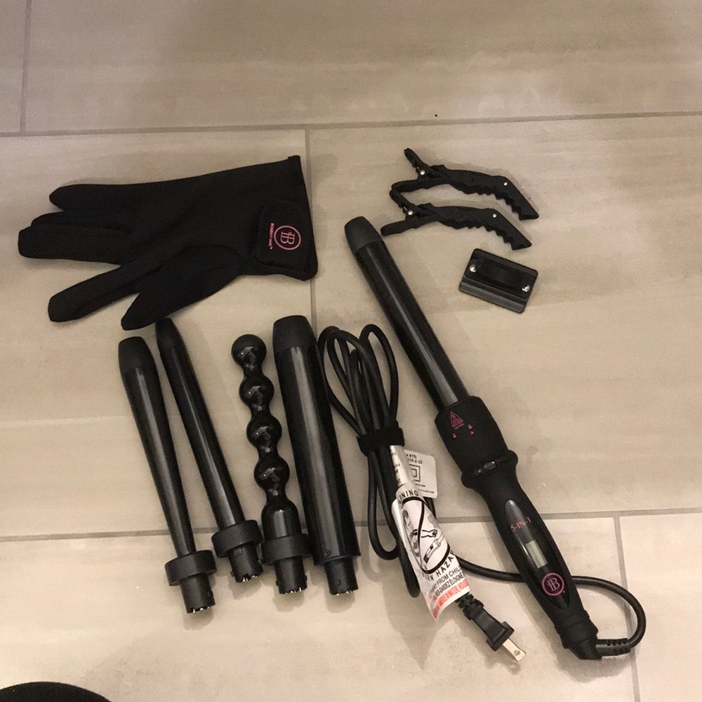 Bombay Hair 5-in-1 Curling Wand